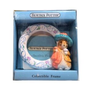 Beatrix Potter 1988 Schmid Frame Set 2  Peter Rabbit Jemima Puddle Duck  Nursery